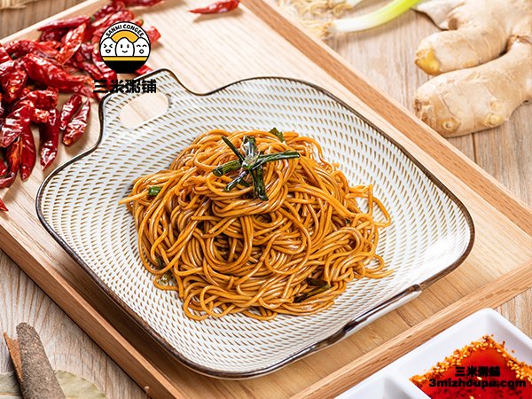 三米粥铺葱油拌面