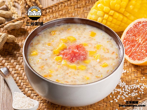 三米粥铺杨枝甘露白米粥