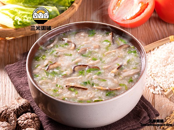 香菇瘦肉粥
