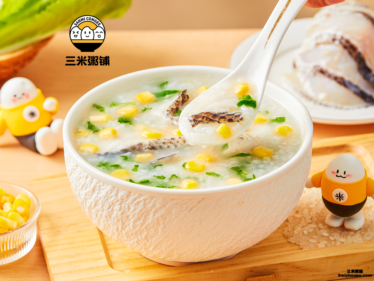 玉米鱼片粥