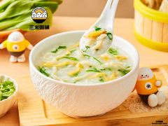 榨菜肉丝粥