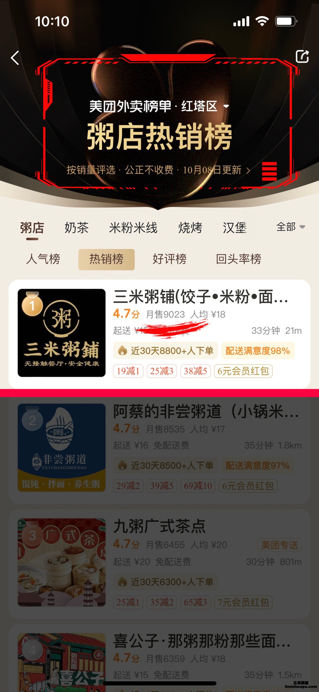 玉溪-玉溪店20221010热销榜